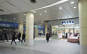 Shiodome Sio-Site underground walkway